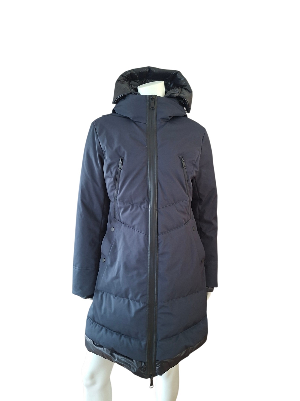 Pajar Canada Long Down Puffer Coat Brand New Never Worn Navy Large - Picture 3 of 16